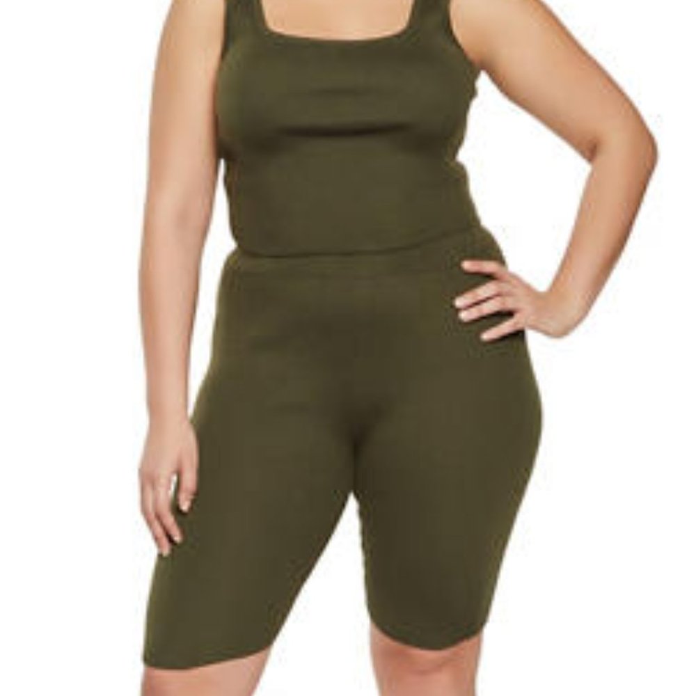 Bermuda Short Set Olive 1X